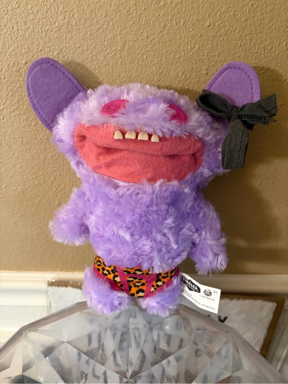 Budgie Fuggler Plush Monster with Undies Purple and CUTE!!